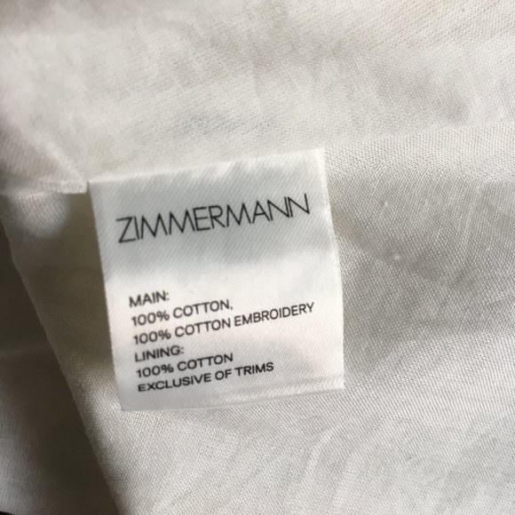 Zimmermann Meridian Flutter Dress Size 0 NWT - Picture 4 of 5